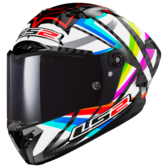 LS2 FF805 THUNDER Carbon GP AERO Flash Black